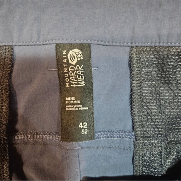 Mountain Hardwear Hiking Pants Men’s 42 Gray Nylon Stretch - Picture 9 of 12